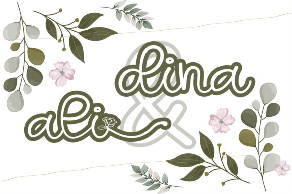 Rosalia Script Font Poster 5