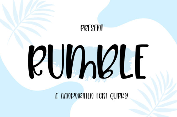 Rumble Font Poster 1