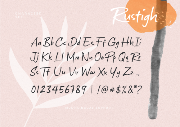 Rustigh Font Poster 6