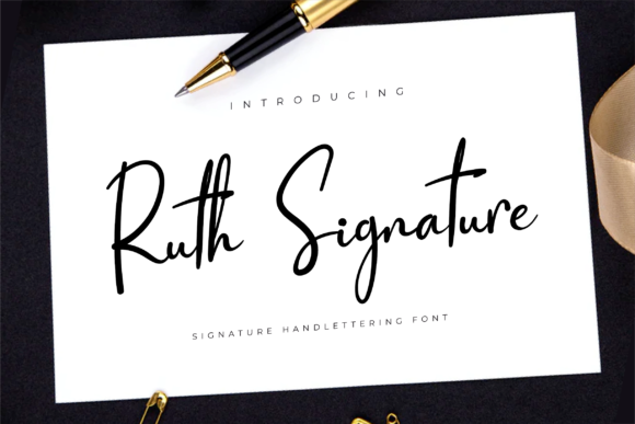 Ruth Signature Font