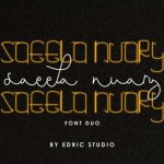 Saeela Nuary Font Poster 2