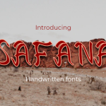 Safana Font Poster 2