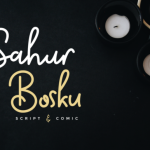 Sahur Bosku Font Poster 1