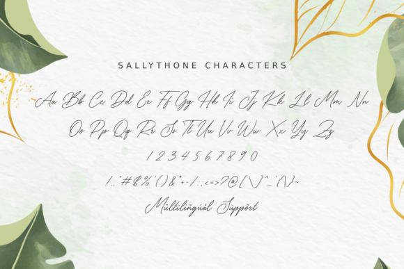 Sallythone Font Poster 7