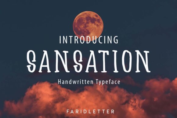 Sansation Font Poster 1