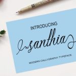 Santhia Font Poster 1