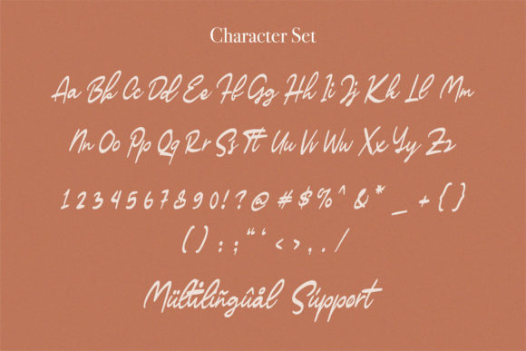 Sartic Script Font Poster 2