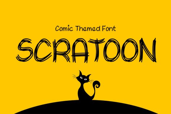 Scratoon Font Poster 1