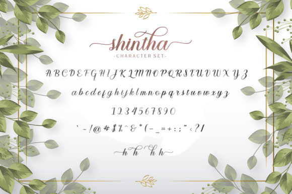 Shintha Font Poster 5