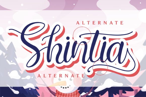 Shintia Font Poster 11