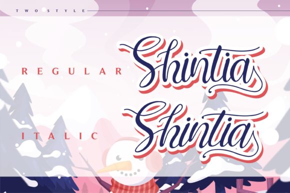 Shintia Font Poster 12