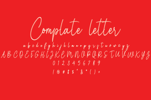 Silhouette Font Poster 3