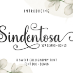 Sindentosa Font Poster 1