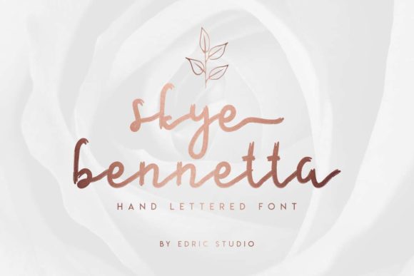 Skye Bennetta Font Poster 2