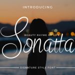 Sonatta Font Poster 1