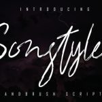 Sonstylee Font Poster 1