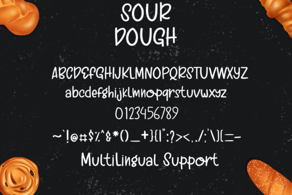 Sour Dough Font Poster 6