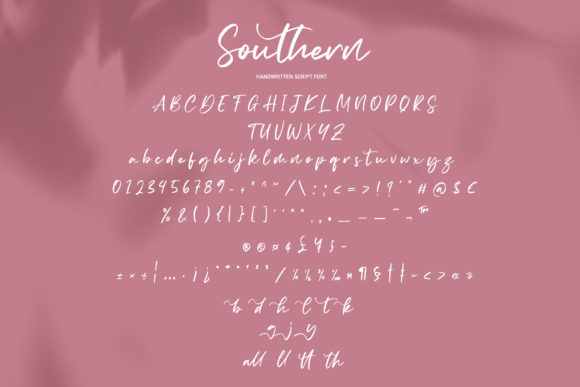 Southern Font Poster 8