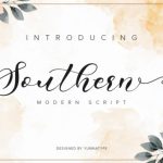 Southern Font Poster 1