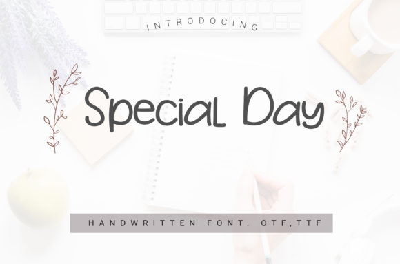 Special Day Font Poster 1