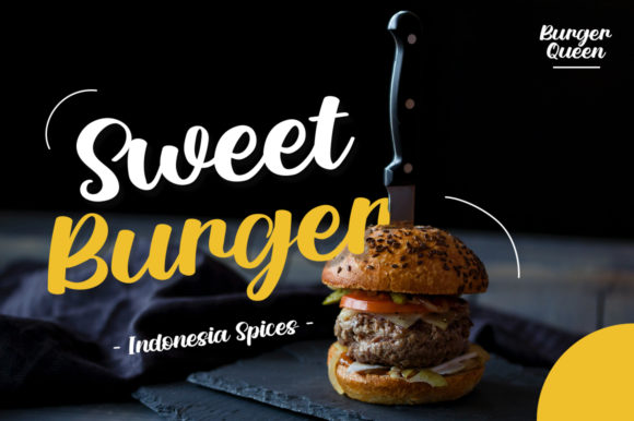 Spicy Burger Font Poster 4