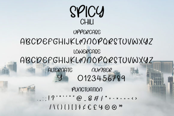 Spicy Chili Font Poster 3