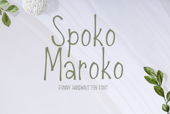 Spoko Maroko Font Poster 1