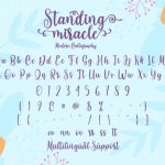 Standing Miracle Font Poster 10