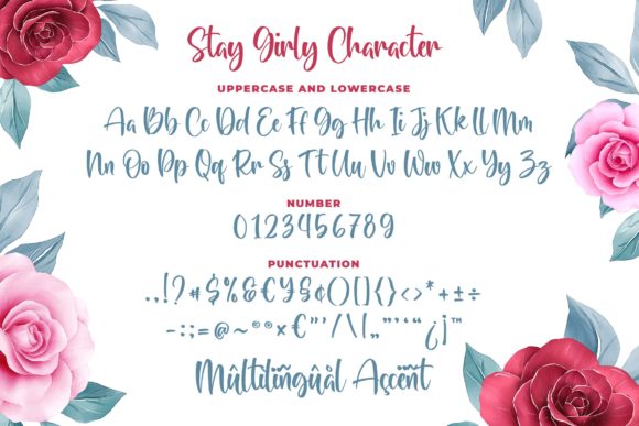 Stay Girly Font Poster 6