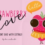 Strawberry Love Font Poster 1