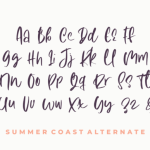 Summer Coast Font Poster 6