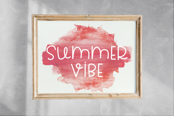 Summer Fun Font Poster 5