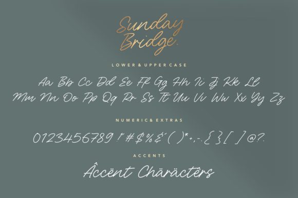 Sunday Bridge Font Poster 6