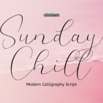 Sunday Chill Font Poster 1