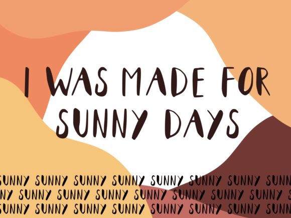 Sunny Vibes Font Poster 2