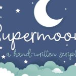 Supermoon Font Poster 1