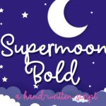 Supermoon Font Poster 8