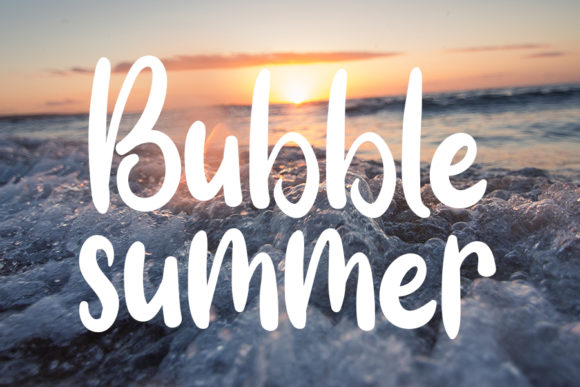 Sweet Bubble Font Poster 5