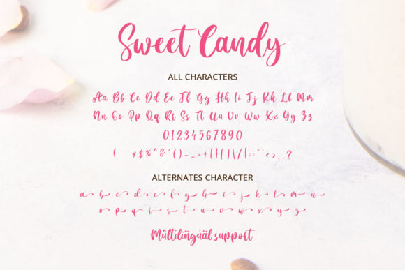 Sweet Candy Font Poster 2