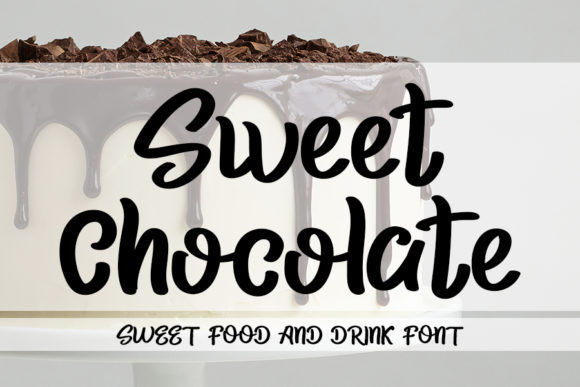 Sweet Chocolate Font Poster 1