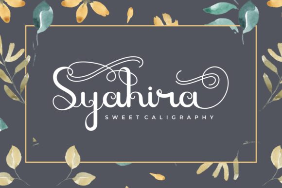 Syahira Font Poster 1