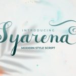 Syarena Font Poster 1