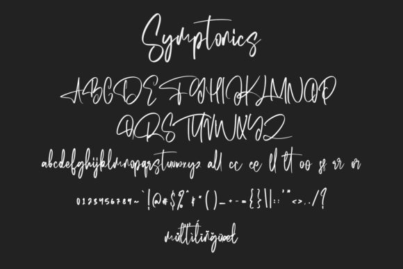 Symptonics Font Poster 6