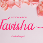 Tavisha Font Poster 1