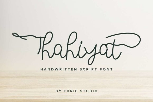 Thahiyat Font Poster 2