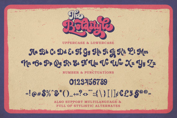 The Boldstyle Font Poster 6