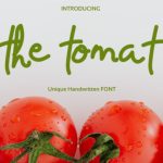 The Tomat Font Poster 1