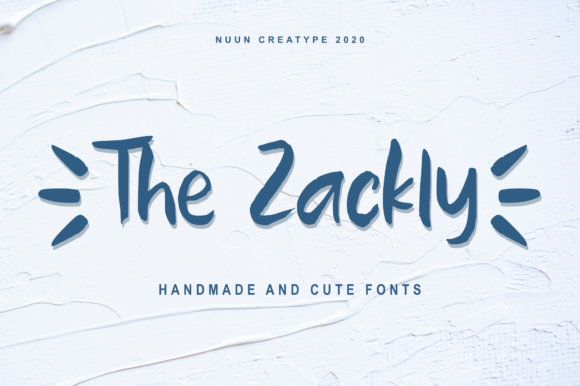 The Zackly Font Poster 1