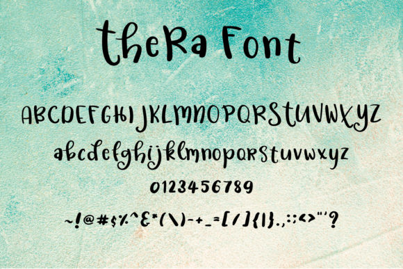 Thera Font Poster 6