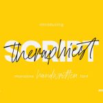 Theraphiest Font Poster 1